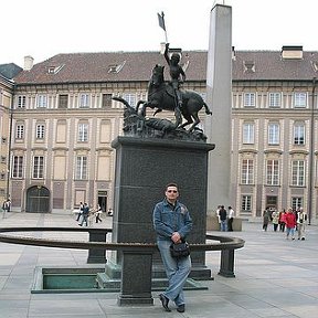 Фотография "Прага 2006, Георгий Победоносец убивающий змия"
