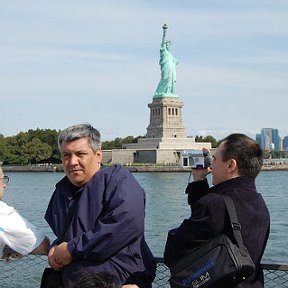 Фотография "Подплываем к Статуе, Нью Йорк"