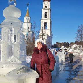 Фотография "Ледяной городок в Раифском монастыре"