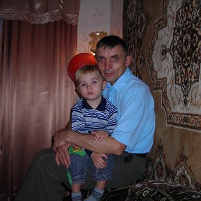 Фотография "Я с внуком ЛЕШЕЙ"