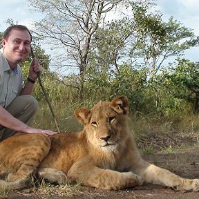 Фотография "Зимбабве-Виктория-Фоллс-Walking with lions"