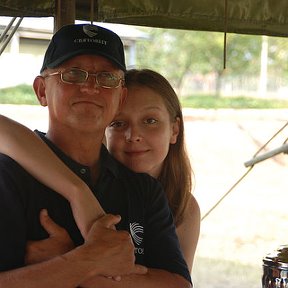 Фотография "Я и моя дочка на чоповском многоборье"