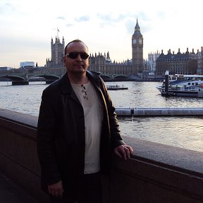 Фотография "Лондон, река Темза, Вестминстерский мост, Парламент, Биг Бен"
