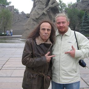 Фотография "Ronald James DIO и Глеб Урьев"