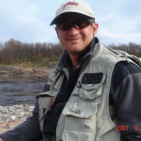 Фотография "я на рыбалке осенью 2007"