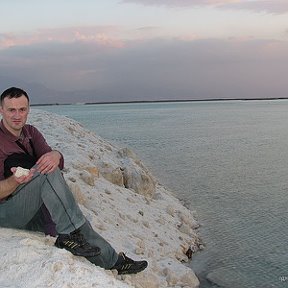 Фотография "31.12.2009 Мертвое море... и это не снег..."