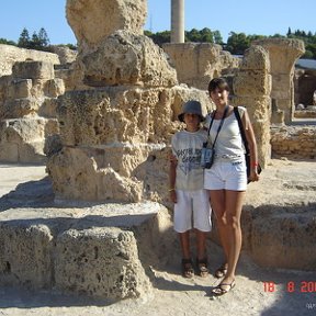 Фотография "С моим сыном в Карфагене"