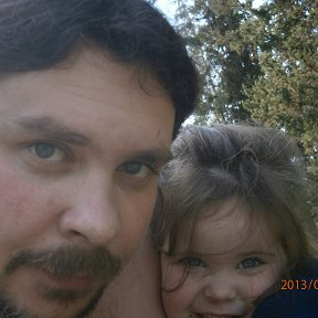 Фотография "я с дочей-балуемся с фотиком"