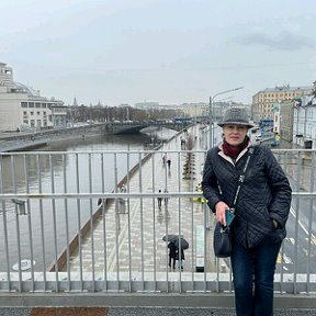 Фотография "Москва-река, дождь. Апрель 2022."