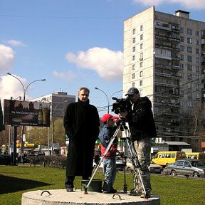 Фотография ""На съемках детектива" Я весь в черном"