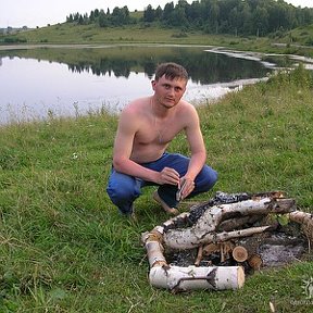 Фотография "Алтай. Лето 2010. На озере в поселке Пуштулим"
