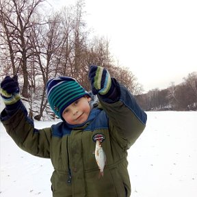 Фотография "Первый зимний улов"