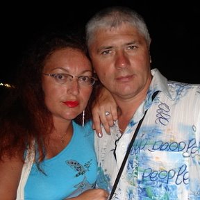 Фотография "я с женой татьяной в крыму 2007."