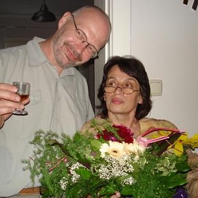 Фотография "в день своего Юбилея со своим мужем Михаилом. Гамбург, сентябрь 2006 года"