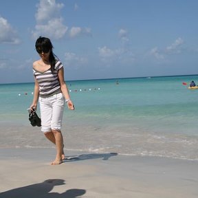 Фотография "White Sand Beach of Cuba, February 2008"