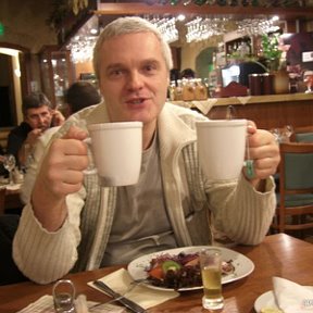 Фотография "Прага, январь 2008
Пью чай..."