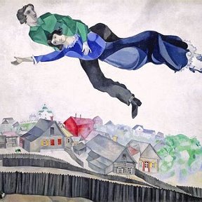 Фотография "М.Шагал. "Над городом". "