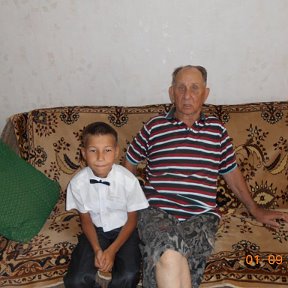Фотография "я с любимым дедулей!"