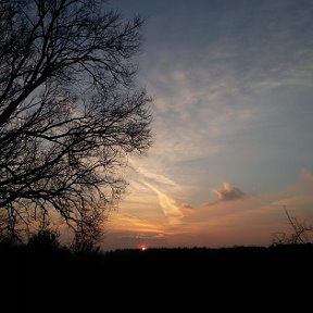 Фотография "закат на хуторе"