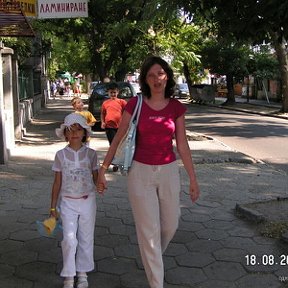Фотография "2005 г. Болгария. Я с дочерью."
