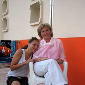 Фотография "Я с дочерью на курорте Лидо ди Езоло. (север Италии. сентябрь 2007 г.)"