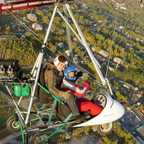 Фотография "Комшиловский Дельта Клуб, летим на высоте метров 400-500. за штурвалом Андрей Щеколдин"