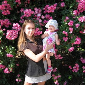Фотография "Я и моя дочка Яна (июнь 2005)"