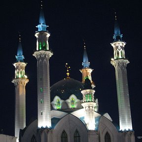 Фотография "Мечеть "Кул-Шариф" ночью"