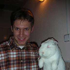Фотография "такой клевый кролик!!
 пушистик))"