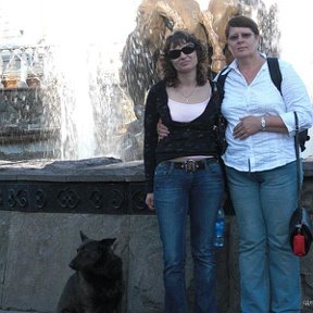 Фотография "Ich und meine Tochter. Moskau August 2008."