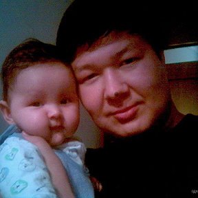 Фотография "Дома. Я с дочкой. 15.12.2007"