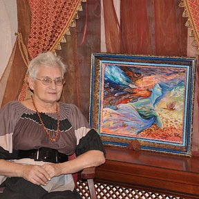 Фотография "Эту картину нарисовала моя внучка Алёна для Галины Дмитриевны в подарок"