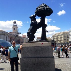 Фотография "Символ Мадрида. Медведь и малиновое дерево."