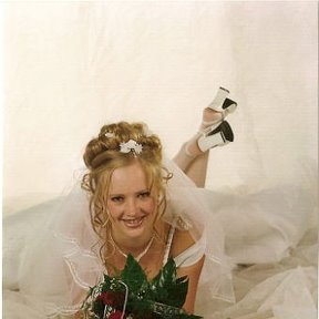 Фотография "Ето я в день моей свадьбы!"