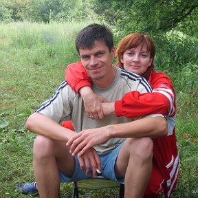 Фотография "Александр и Ольга Митенковы, июль 2007 г."