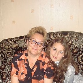 Фотография "с младшей дочерью Олесей"