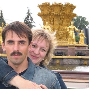 Фотография "Я с любимым мужем, Москва, 2006"