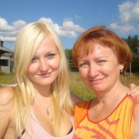 Фотография "Мы в Курье с младшей дочкой"