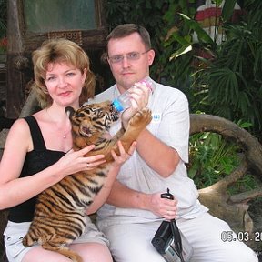 Фотография "Мы с Женой в Тайланде, в ЗооПарке."