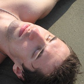 Фотография "Пляж, я и капельки воды"
