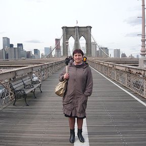 Фотография "США, Нью-Йорк, Бруклинский мост, октябрь 2009 г."