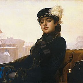 Фотография "https://upload.wikimedia.org/wikipedia/commons/thumb/c/ce/Kramskoy_Portrait_of_a_Woman.jpg/325px-Kramskoy_Portrait_of_a_Woman.jpg"