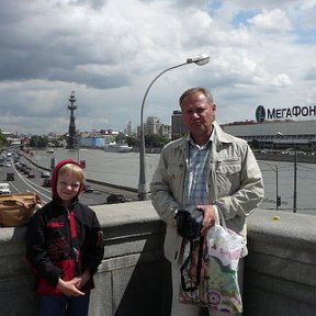 Фотография "Я и сын Никита. Москва 2008г."
