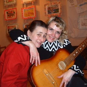Фотография "Я с Олькой Емелькой и гитарой"