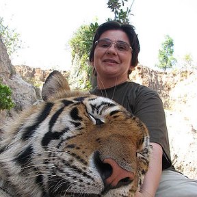 Фотография "Мы с тигром перед началом года тигра. Январь 2010."