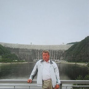 Фотография "Николай Высоцкий. Саяно-Шуушенская ГЭС на р. Енисей."