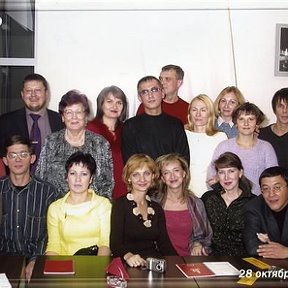 Фотография "Встреча 19 лет спустя, я в первом ряду справа"