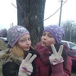 Фотография "Зимой с сестрой"