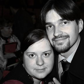 Фотография "мы с женой, Смоленск 09-2007"