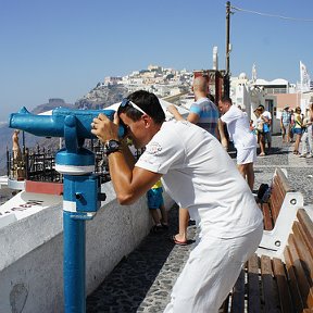 Фотография "inspection of the adjacent harbor.."